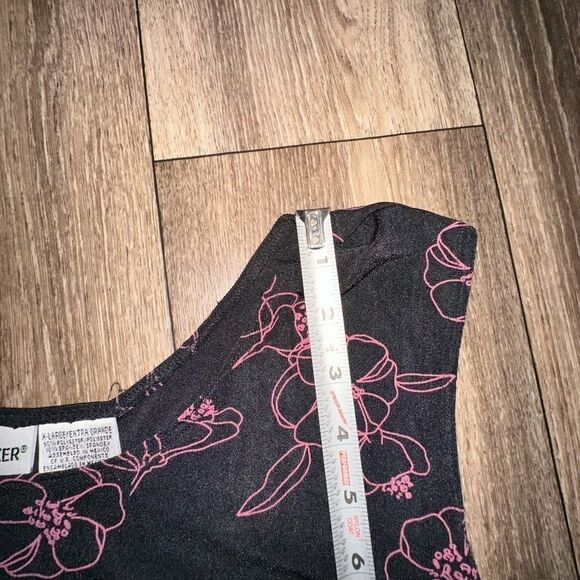 Liz Baker sleeveless knit floral top SZ XL - Picture 3 of 9